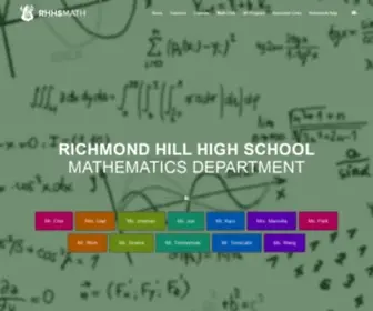 RHHsmath.ca(RHHS Math) Screenshot