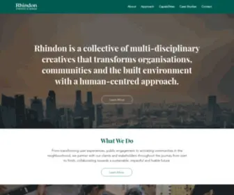 Rhindon.co(Rhindon Strategy and Design) Screenshot