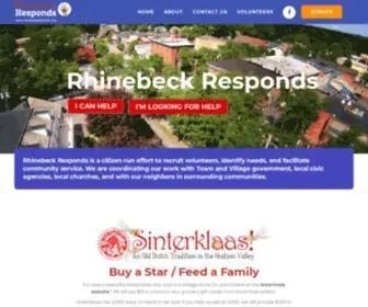 Rhinebeckresponds.org(Rhinebeck Responds) Screenshot