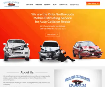 Rhinelandercollision.com(Quality Autobody Repair) Screenshot