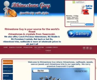 Rhinestoneguy.com(Rhinestone Guy) Screenshot