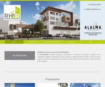 Rhinmobiliaria.mx(RH Inmobiliaria Querétaro) Screenshot