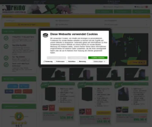 Rhino-Computer.de(Rhino Computer) Screenshot