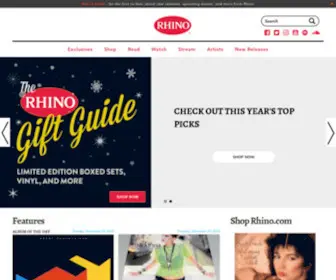 Rhino.com(Homepage) Screenshot