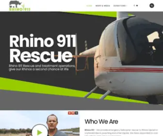 Rhino911.com(Rhino Conservation) Screenshot