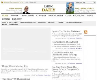 Rhinodaily.com(The Very Best Advice For Business Owners) Screenshot