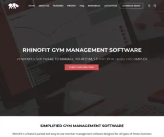 Rhinofit.ca(Gym Management Software by RhinoFit) Screenshot