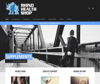 Rhinohealthshop.com(Rhino Health Shop) Screenshot