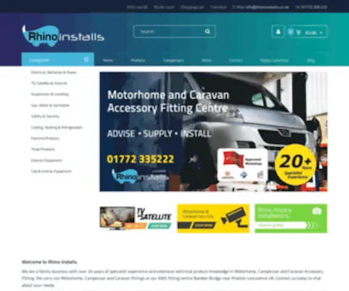 Rhinoinstalls.co.uk(Rhino Installs) Screenshot