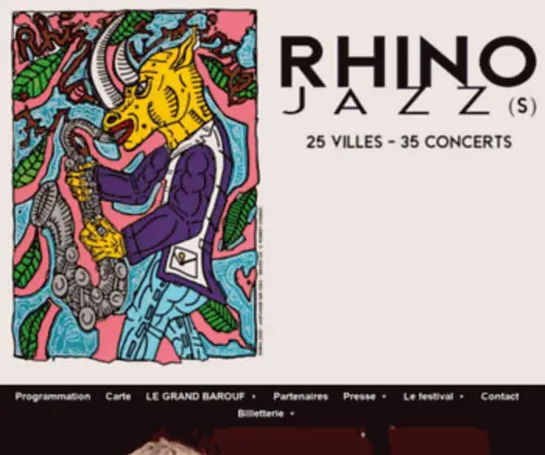 Rhinojazz.com(Rhino Jazz(s) festival) Screenshot