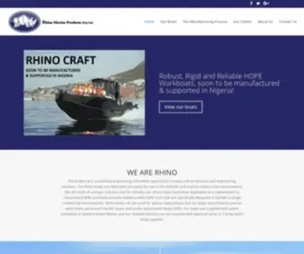 Rhinomarineboats.com(Rhino Marine Products) Screenshot