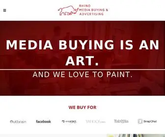 Rhinomba.com(Rhino Media Buying & Advertising) Screenshot