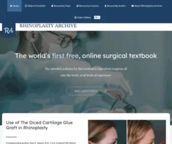 Rhinoplastyarchive.com(Rhinoplasty Archive) Screenshot