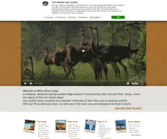 Rhinorivercamp.com(Rhino River Camp) Screenshot