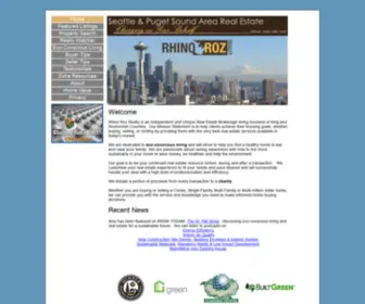 Rhinoroz.com(Seattle WA Real Estate) Screenshot
