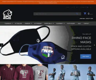 Rhinorugby.com(Rhino Direct) Screenshot