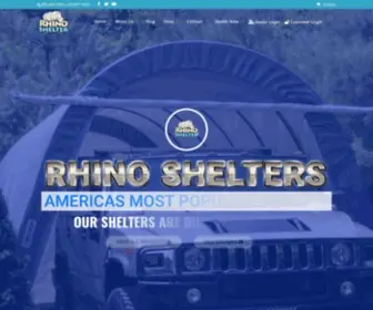 Rhinoshelters.com(Rhino Shelters) Screenshot