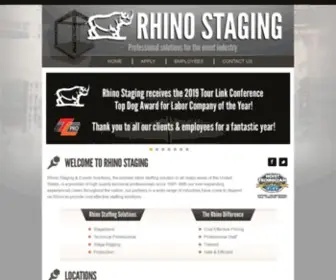 Rhinostaging.com(Rhino Staging) Screenshot