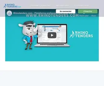 Rhinotenders.com(Appels d'offres (tenders)) Screenshot