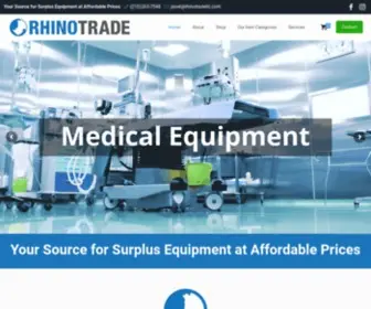 Rhinotradellc.com(Rhino Trade LLC) Screenshot