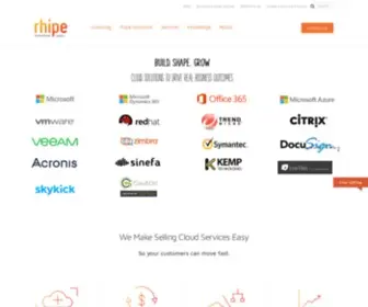 Rhipe.com(The Cloud Channel Company) Screenshot