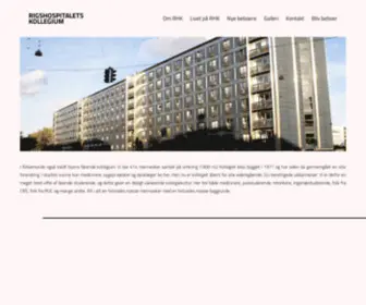 RHK.dk(Rigshospitalets Kollegium) Screenshot