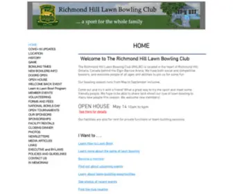 Rhlawnbowling.com(Lawn Bowling) Screenshot