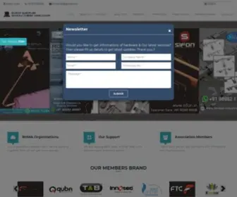 Rhmaindia.com(Rajkot hardware manufacturer association) Screenshot