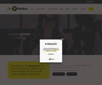 Rhmattos.com.br(Agência de empregos e consultoria de RH) Screenshot