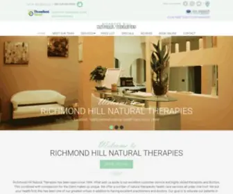 Rhnaturaltherapies.com(Richmond Hill Natural Therapies) Screenshot