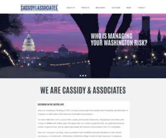 Rhoadsdc.com(Cassidy and Associates) Screenshot