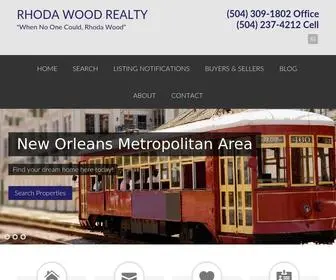 Rhodawood.com(Rhoda Wood Realty) Screenshot