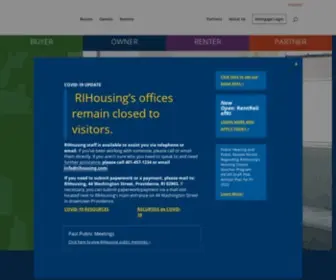 Rhodeislandhousing.org(RIHousing) Screenshot