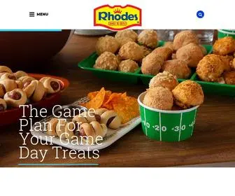Rhodesbakenserv.com(Home of America's Favorite Frozen Dough) Screenshot