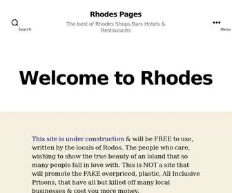 Rhodespages.com(Mayhem Entertainment Rhodes Greece) Screenshot