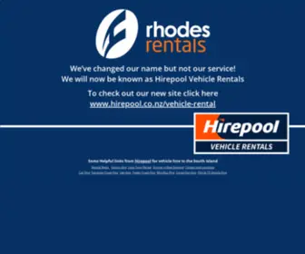 Rhodesrentals.co.nz(Rhodes Rentals) Screenshot