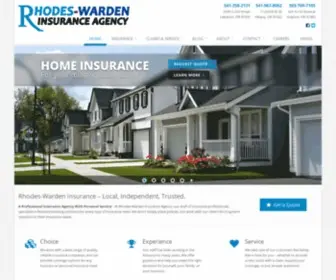 Rhodeswardenins.com(Rhodes-Warden Insurance) Screenshot