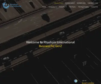 Rhodiumint.info(Rhodium International) Screenshot