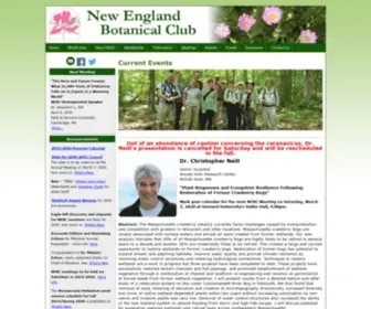 Rhodora.org(The New England Botanical Club) Screenshot