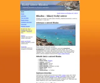 Rhodos-Ostrov.cz(Rhodos Ostrov) Screenshot