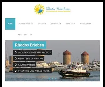 Rhodos-Travel.com(Rhodos Urlaub machen mit Rhodos) Screenshot