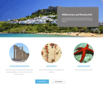 Rhodos.info(Infos zur Insel Rhodos) Screenshot