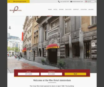 Rhohotel.com(Officiele website) Screenshot