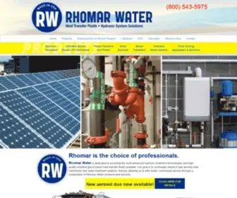 Rhomarwater.com(Rhomar Water) Screenshot
