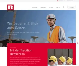 Rhomberg.com(Im Bauen zu Hause) Screenshot