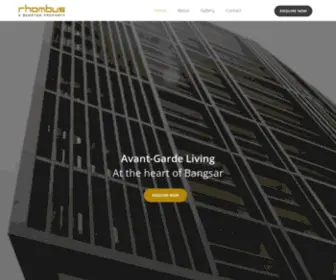 Rhombusbangsar.com(Garde Living At the heart of Bangsar) Screenshot