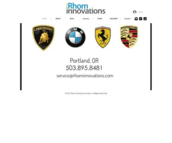 Rhominnovations.com(BMW Repair) Screenshot