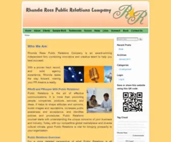 Rhondareespr.com(Rhonda Rees Public Relations Company) Screenshot