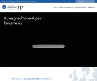 Rhonealpes.tv(Auvergne Rhône) Screenshot