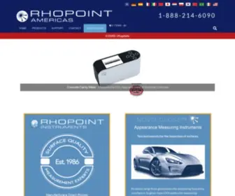 Rhopointamericas.com(Glossmeters) Screenshot